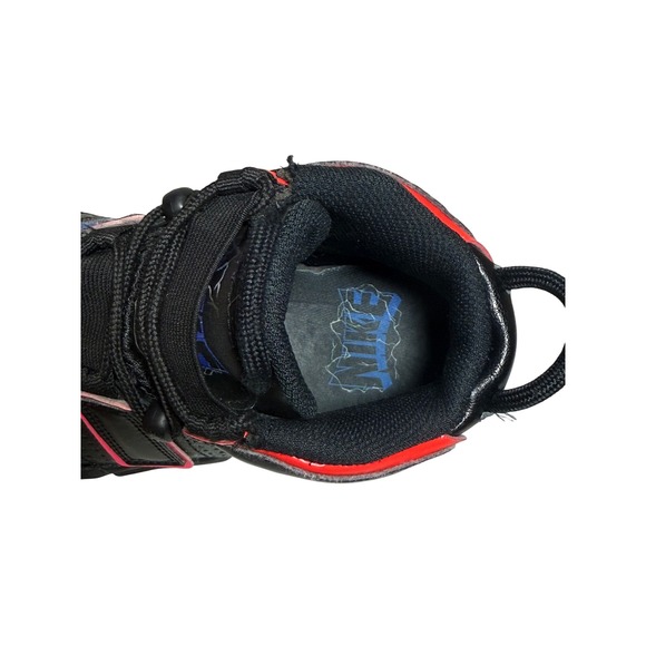 Nike Air More Uptempo TD Black Red Blue GS Youth‎ 4Y FD1012-001 - Picture 6 of 7